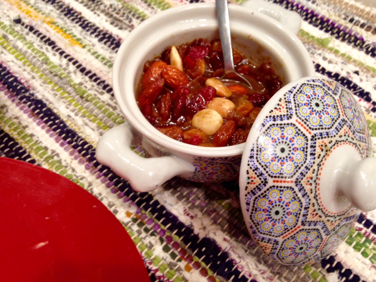 Mrouzia Ou Tajine D’agneau Aux Raisins Secs Et Aux Amandes – Voyages En ...