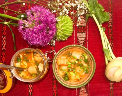 Kimchi de chou-rave