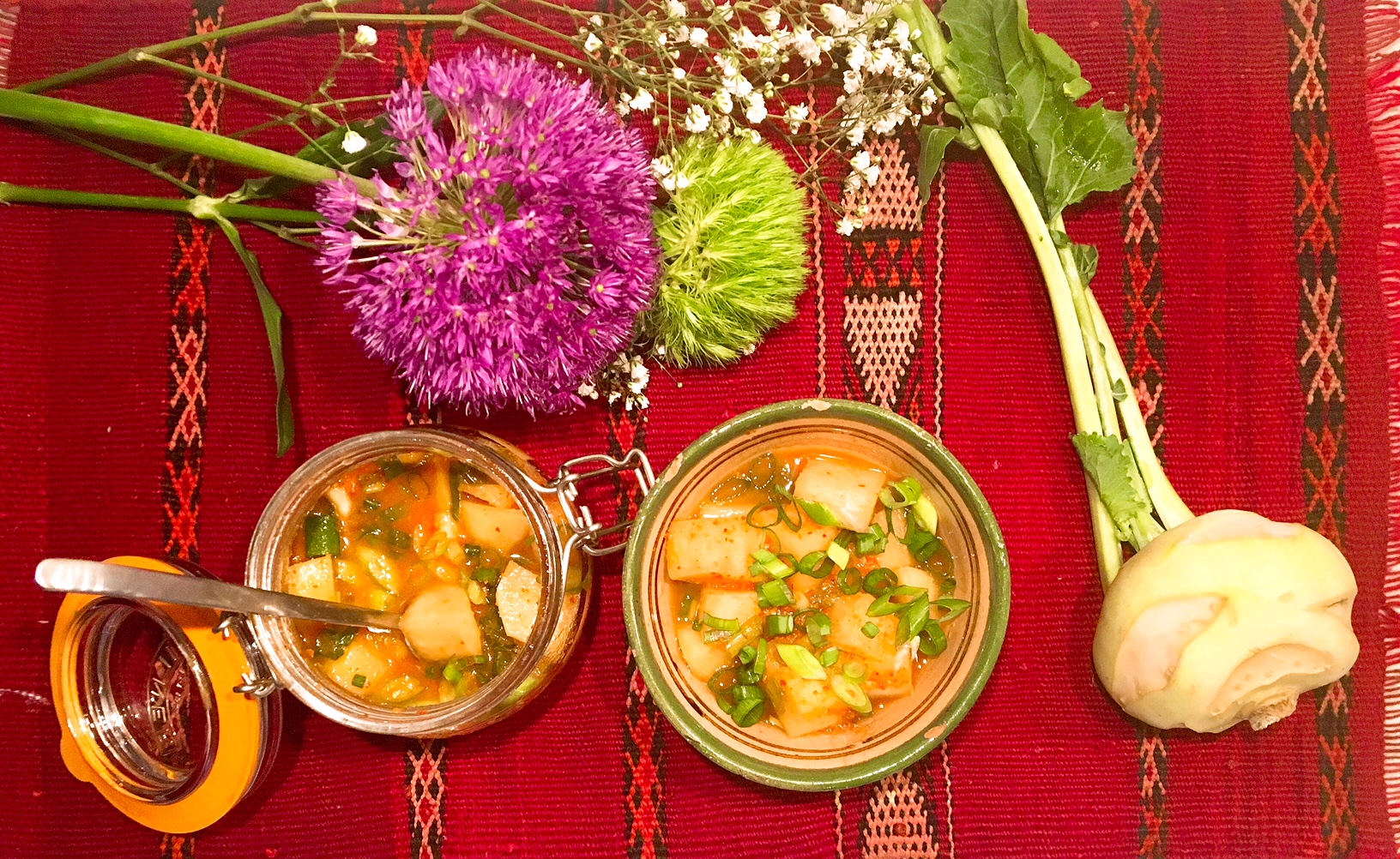 Kimchi de chou-rave